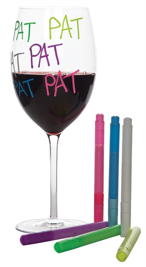 Wine Glass Markers: Permanent/Temporary Stem & Stemless — Wine Devices